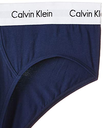 Calvin Klein Cotton Stretch-3er Tanga de hilo, Multicolor (I03 White, Red Ginger, Pyro Blue), X-Large (Pack de 3) para Hombre