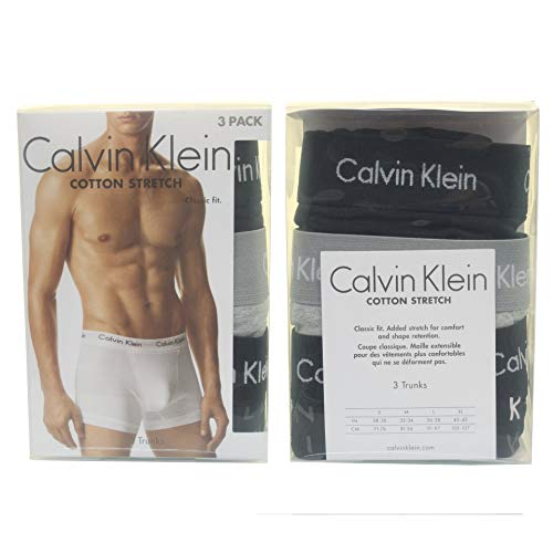 Calvin Klein Hombre 3 Pack Trunks, L