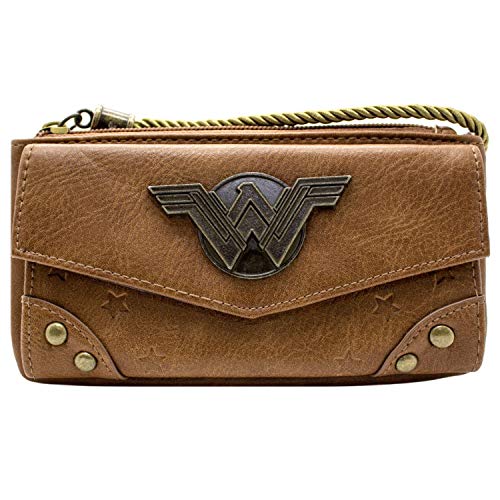 Cartera de DC Wonder Woman Mochila comica Marrón