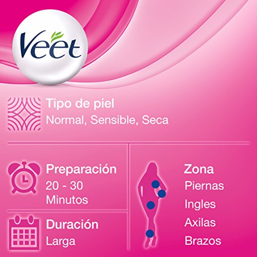 Cera Depilatoria Caliente Veet Easy Wax Roll On + Recambios (Roll-on cera)