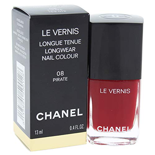 CHANEL LE VERNIS LONGWEAR NAIL COLOUR 08 - PIRATE esmalte de uñas Rojo Brillo 13 ml - Esmaltes de uñas (Rojo, PIRATE, Protección, 1 pieza(s), 08 - PIRATE, Brillo)