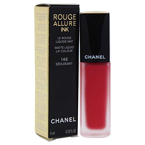 CHANEL ROUGE ALLURE INK MATTE LIQUID LIP COLOUR barra de labios Rojo Mate 6 ml - Barras de labios (Rojo, SÉDUISANT, 1 Colores, Hidratante, Protección, Mujeres, 146 - SÉDUISANT)