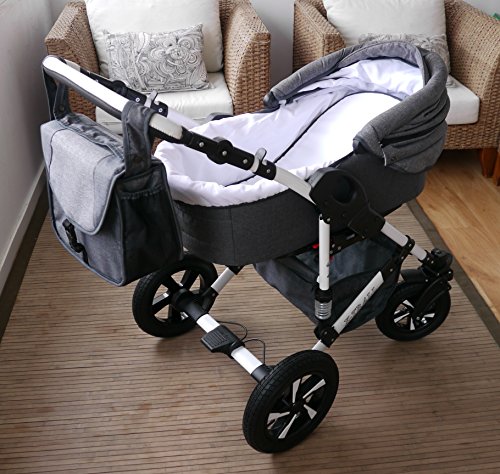 Cochecito bebe 3 piezas X-Trall BBtwin carro trio (lino gris)