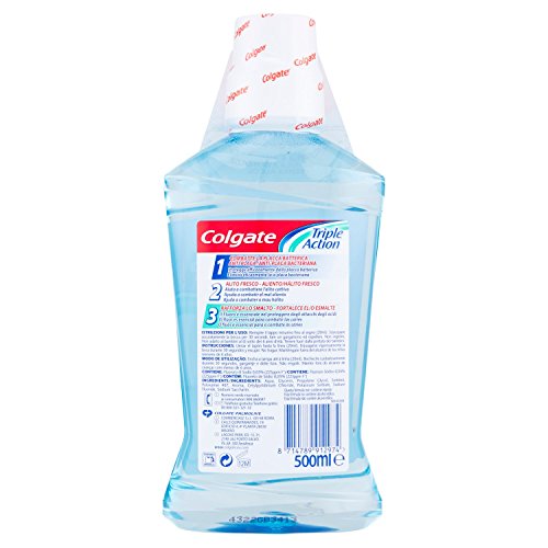 Colgate - Triple Action - Enjuague bucal - 500 ml