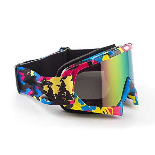 Color tree Moto X Dirt Bike Enduro Gafas MTB Motocross a prueba de viento ATV MX gafas