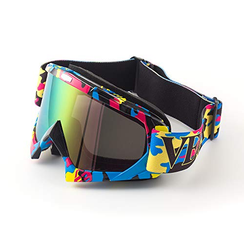 Color tree Moto X Dirt Bike Enduro Gafas MTB Motocross a prueba de viento ATV MX gafas