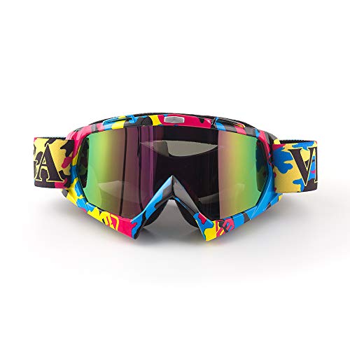 Color tree Moto X Dirt Bike Enduro Gafas MTB Motocross a prueba de viento ATV MX gafas