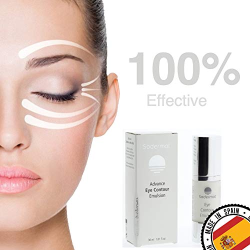 Contorno de ojos antiarrugas Antiedad Facial Hombre y Mujer efecto anti-fatiga corrector ojeras anti bolsas con vitamina C crema hidratante facial mujer 30ml