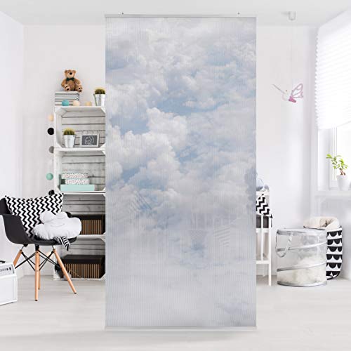 Cortina de panel de 250 x 120 cm de On Cloud Nine Percha transparente