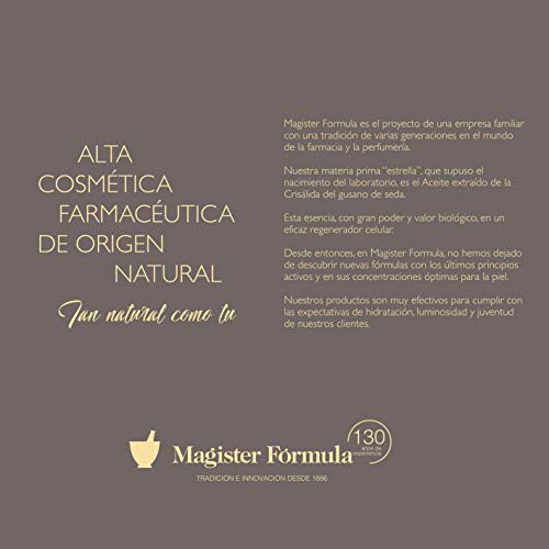 Crema Hidratante Facial Hombre 50 ml | Antiarrugas, Antiedad y Antimanchas | Con Protección Solar SPF | Aftershave | Aporta un tono mate | Nutre y Repara | Piel Grasa, Mixta y Seca | Magister Formula