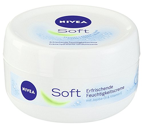 Crema hidratante Nivea Soft Creme, 5 botes de 50 ml