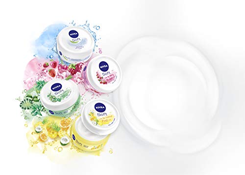 Crema hidratante Nivea Soft Creme, 5 botes de 50 ml