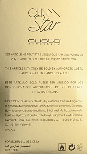 Custo Glam Star Agua de Colonia - 50 ml