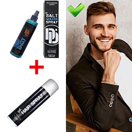 Da Dude Da Salt Water Spray Activador De Rizos ¡ Modo rivoluzionario para aumentar tus Rizos perfectos, Volumen o Textura de una manera rápida y fácil!