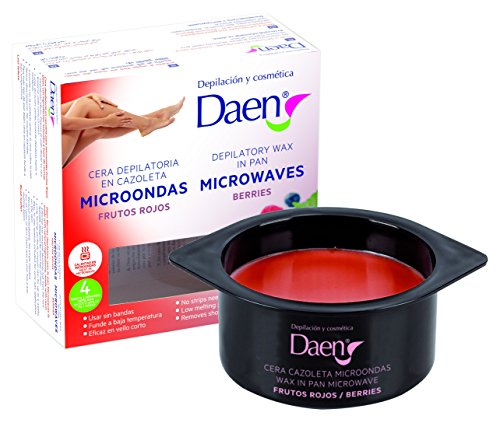 DAEN cera depilatoria microondas frutos rojos tarro 100 ml