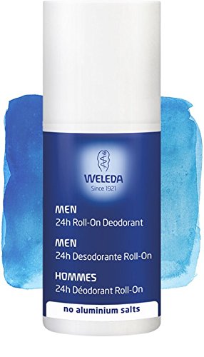 Desodorante Roll-On Men, NUEVO: 24 horas de eficacia, 100% natural y sin sales de aluminio - Weleda (50 ml) - Se envía con: muestra gratis y una tarjeta superbonita que puedes usar como marca-páginas!