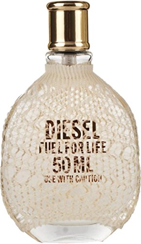 DIESEL (public) Fuel For Life 50 ml Mujeres - Eau de parfum (Mujeres, 50 ml, 80 mm, 34 mm, 128 mm, 195 g)