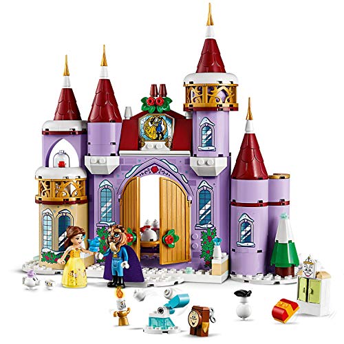 Disney Princess Celebración Invernal en el Castillo, Juguete de La Bella y la Bestia para Niños de Prescolar 4+, multicolor (Lego ES 43180)