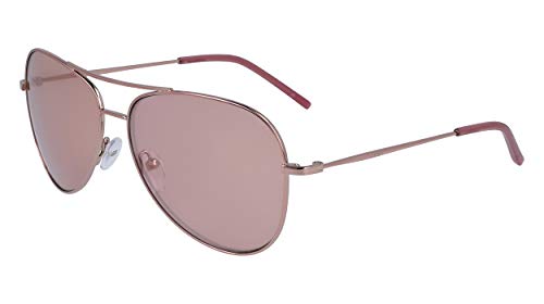 DKNY DK102S Gafas de sol, Rose Gold, 58 MM, 14 MM, 135 MM para Mujer