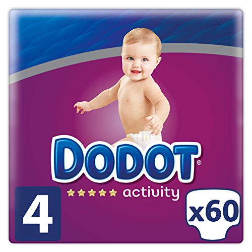 Dodot Activity - Pañales Talla 4, 60 Pañales, 9-14 kg