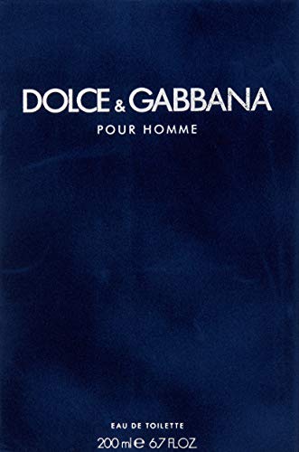 Dolce&Gabbana Pour Homme 200ml eau de toilette Hombres - Eau de toilette (Hombres, 200 ml, Envase no recargable, Bergamota, Mandarín, Neroli, Bergamot, Mandarin, Neroli, Lavanda, Pimienta, Salvia)