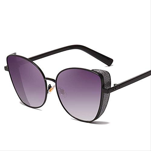 DongOJO Gafas de sol Ms. Men's Universal Gafas de sol 4 negro gris