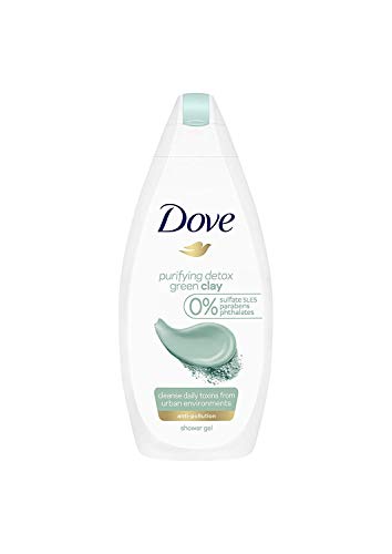 Dove, Gel y jabón (Carbón y arcilla) - 500 ml.