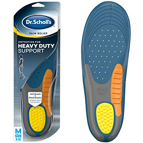 Dr. Scholl 's alivio del dolor Ortesis del Dr. Scholl para Heavy Duty apoyo para los hombres, 1 par, tamaño 8 – 14 1 Pair (New)