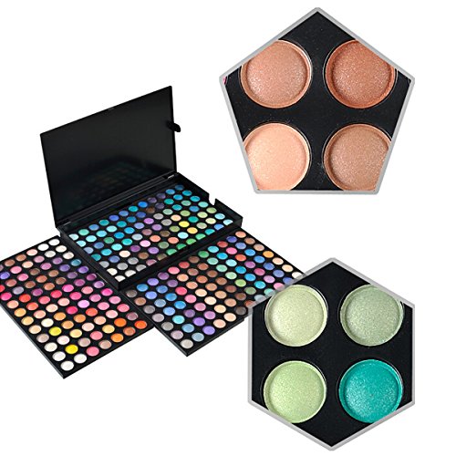 E821 Paleta de Sombra de Ojos 252 Colores Maquillaje Profesional Cosmético de Belleza Ojo Shadow Conjunto de Paleta