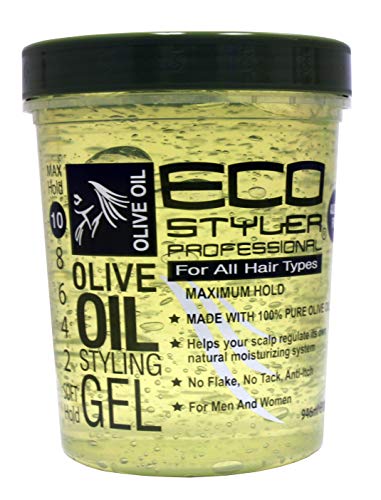 Eco Style Gel de peinado con aceite de oliva Ampliación de 946ml