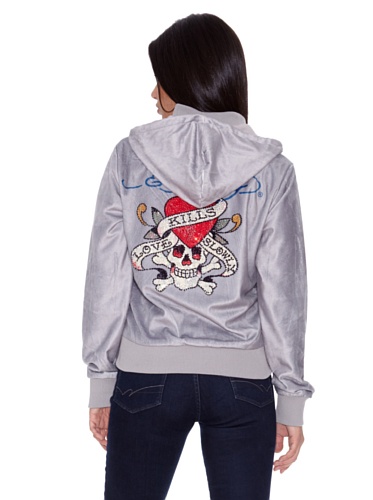 Ed Hardy Sudadera Filac Gris S