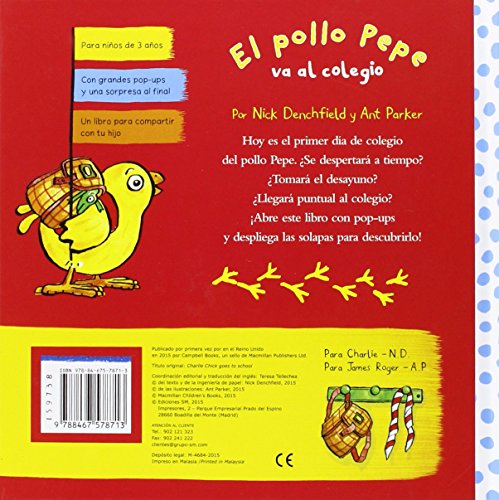 El pollo Pepe va al colegio (El pollo Pepe y sus amigos)