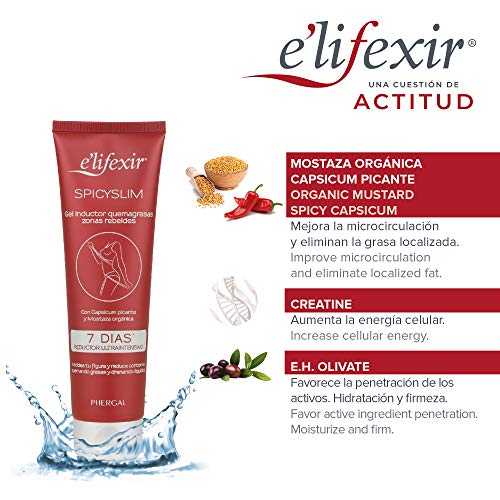 Elifexir Gel Inductor Spicyslim Quemagrasa Intensiva en Zonas Rebeldes 150ml