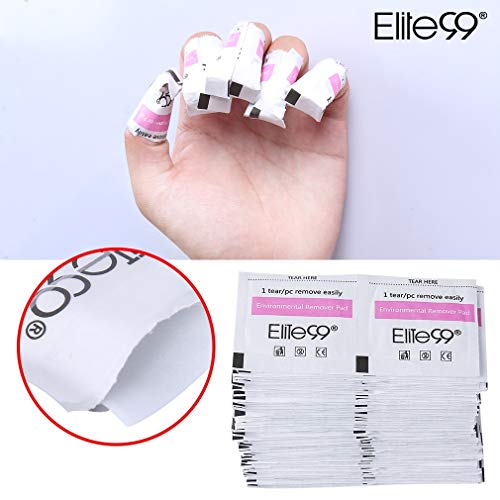 Elite99 Esmaltes Semipermanentes de Uñas en Gel UV LED, 6pcs Kit de Esmaltes de Uñas 10ml (Base y top coat 4pcs kit)