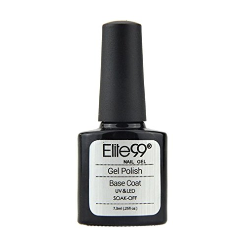 Elite99 Esmaltes Semipermanentes de Uñas en Gel UV LED, 6pcs Kit de Esmaltes de Uñas 10ml (Base y top coat 4pcs kit)