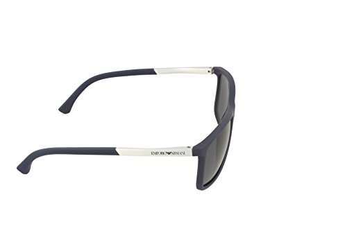 Emporio Armani 547487 Gafas de sol, Blue Rubber, 57 para Hombre