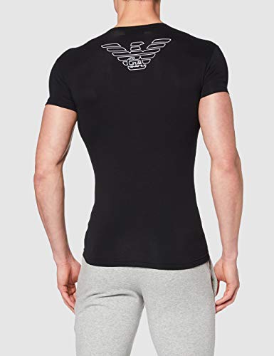 Emporio Armani Underwear 111035cc735 Top de Pijama, Negro (Nero 00020), Medium para Hombre