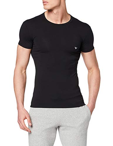 Emporio Armani Underwear 111035cc735 Top de Pijama, Negro (Nero 00020), Medium para Hombre