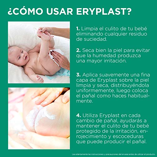 Eryplast Lutsine E45 - Pasta al Agua Crema Pañal Bebé - 75 gr