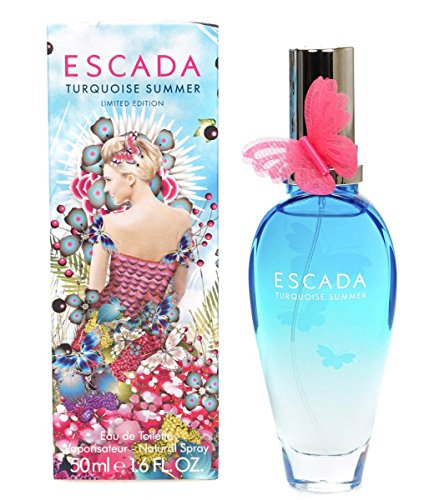 Escada edición limitada turquesa verano Eau de Toilette con vaporizador 50 ml