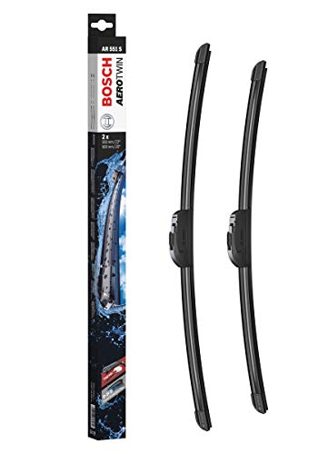 Escobilla limpiaparabrisas Bosch Aerotwin AR551S, Longitud: 550mm/500mm – 1 juego para el parabrisas (frontal)