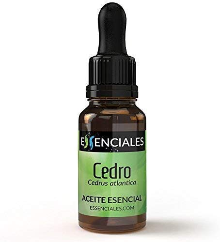 Essenciales - Aceite Esencial de Cedro, 100% Puro, 10 ml | Aceite Esencial Cedrus Atlantica