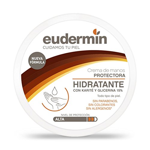 EUDERMIN crema de manos protectora con karité y glicerina 15% tarro 200 ml