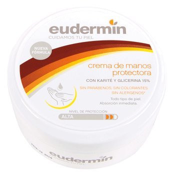 EUDERMIN crema de manos protectora con karité y glicerina 15% tarro 200 ml