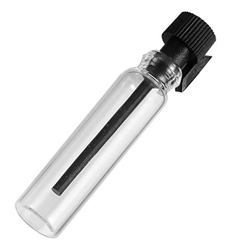 EXCEART 100 Piezas de Muestras de Perfume Mini Botellas Frascos de Vidrio Vacíos Frasco Cuentagotas para Viajes Envases de Vidrio de Perfume Portátiles Recargables 1 Ml Negro