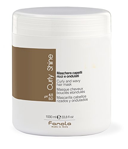 Fanola Curly Shine - Mascarilla cabellos rizados y ondulados - cuidado de rizos