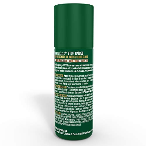 Farmatint Spray Instantáneo Capilar Stop Raíces, Color Rubio Claro - 75 ml