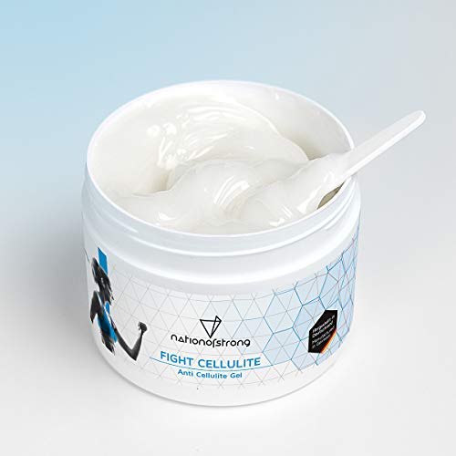 Fight Cellulite - 225ml Anticelulitico reductor - Made in Germany - 1.000e clientes entusiasmadas - reafirmante y cálido - activa la piel para una absorción óptima de los principios activos