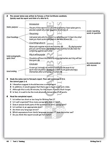 First Trainer. Second Edition. Practice Test with Answers and Audio.