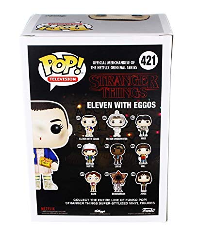 Funko Pop 13318, Vinilo Colección Stranger Things 421, Eleven with Eggos